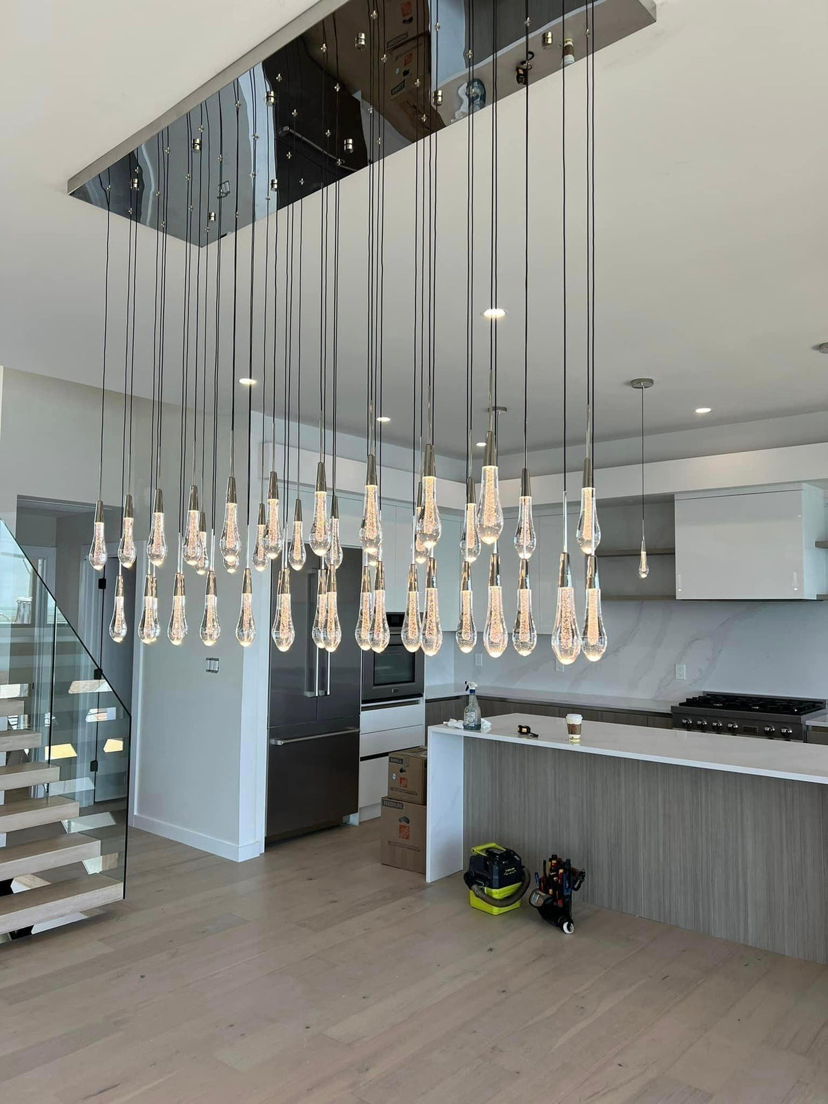 Soltaire Linear Chandelier 37"50"70"87"120" - view 44