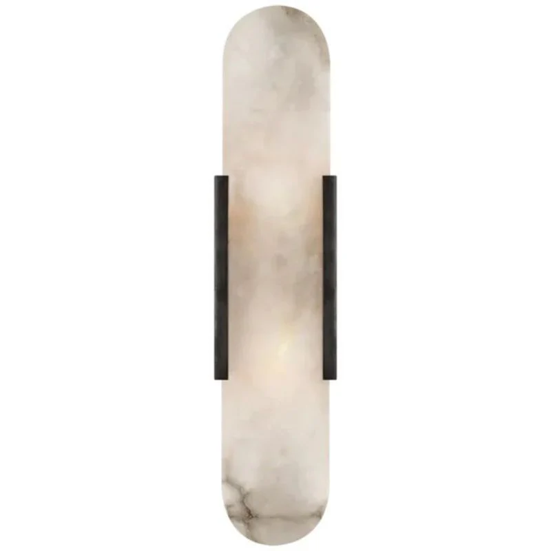 Rowan Modern Alabaster Wall Sconce 20"H, 28"H - view 4