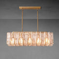 Loxel Smoke Glass Rectangular Chandelier 49"67"