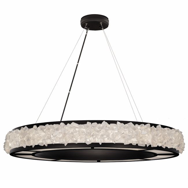 Citrine Halo Crystal Chandelier - view 4