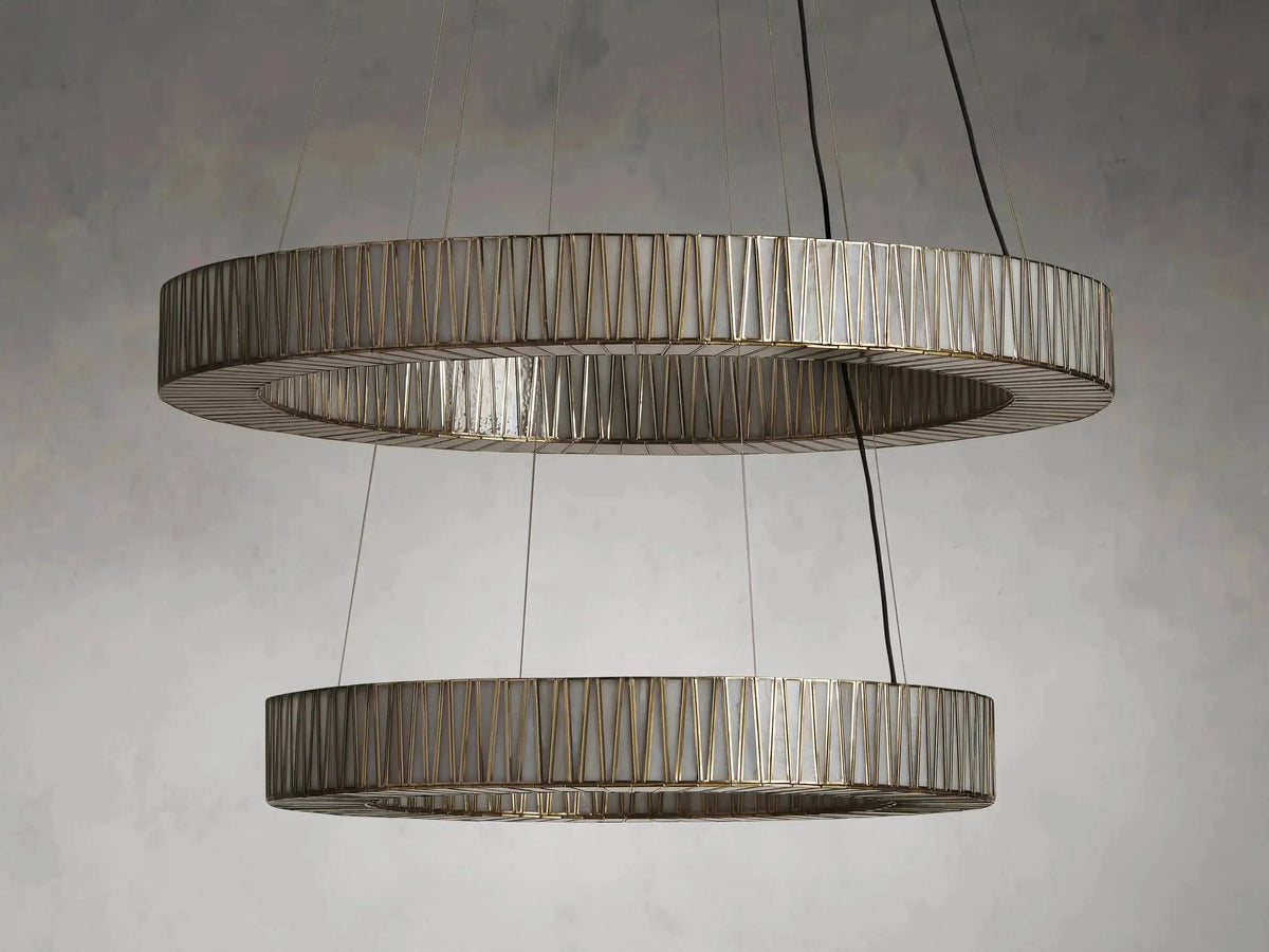 Jeunet 2-Tier Round Chandelier 47''60'', two-tier - view 11