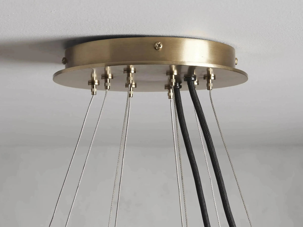 Jeunet 2-Tier Round Chandelier 47''60'', two-tier - view 14