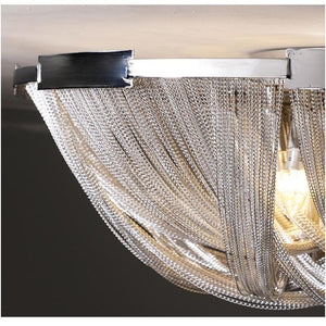 Liz Luxury Aluminum Chain  Flushmounts, flush mount - view 5