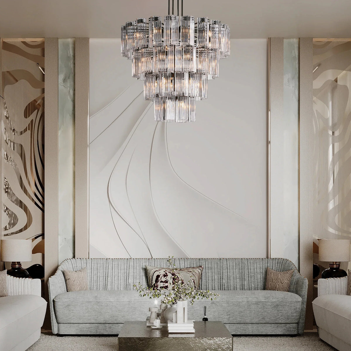 Delsie Round Chandelier 38''48''60'' - view 52