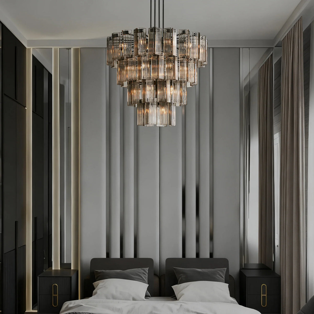 Delsie Round Chandelier 38''48''60'' - view 11