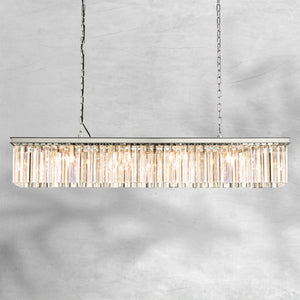Riel Rectangular Chandelier 59" - view 3