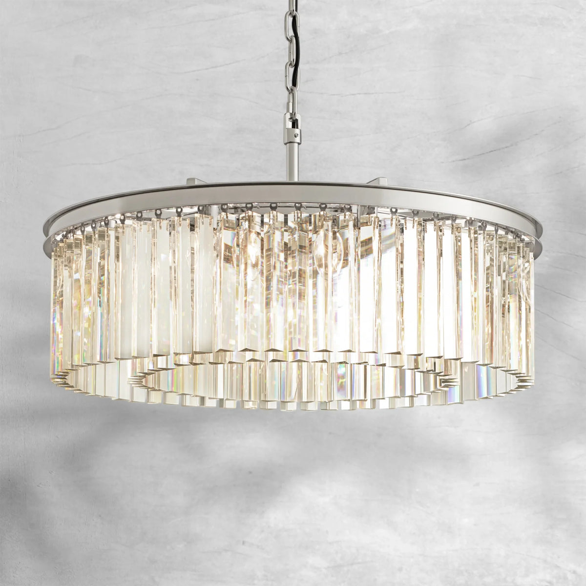 Riel Round Chandelier 32" - view 3