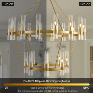 48 Inch Wagon Wheel Chandelier - view 4
