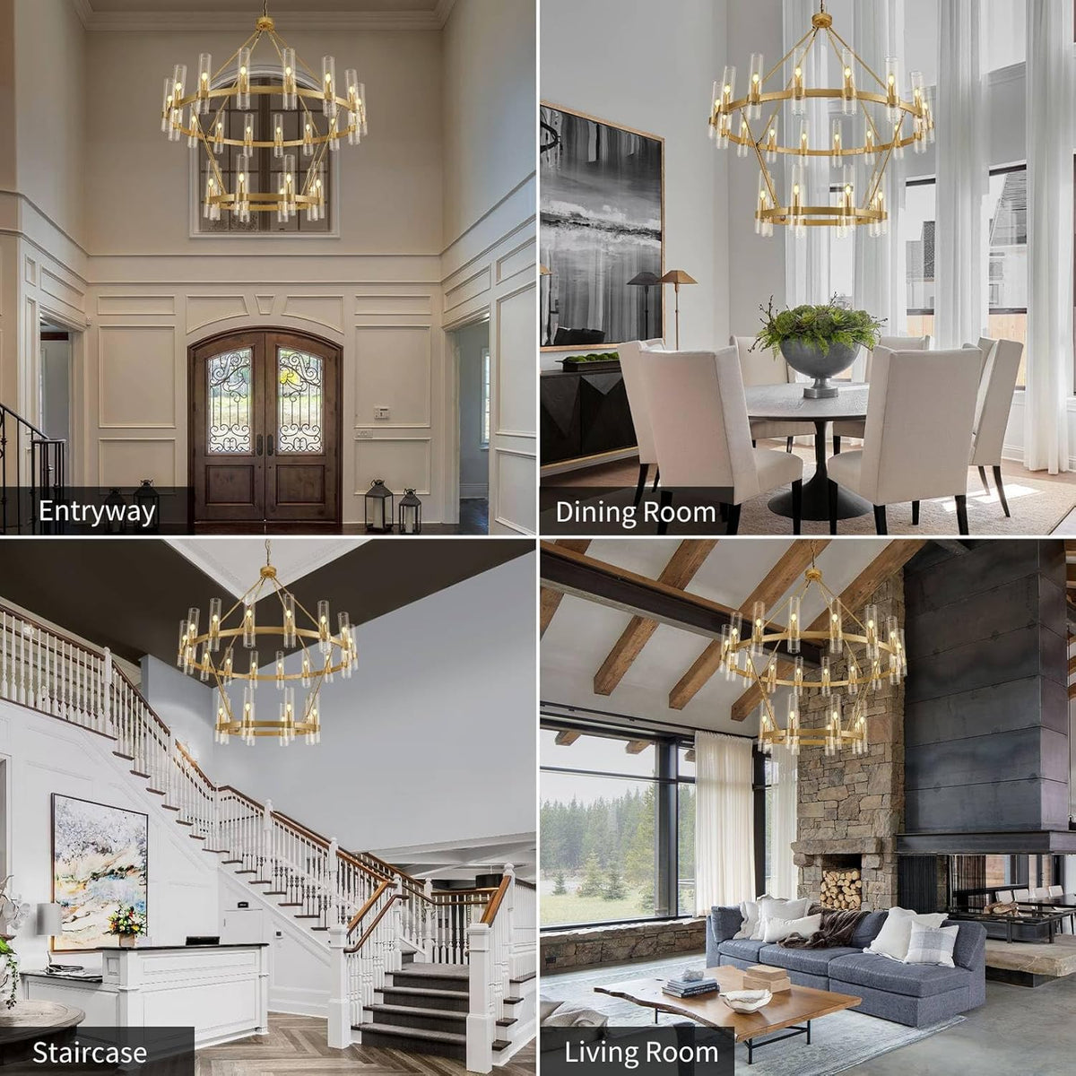 48 Inch Wagon Wheel Chandelier - view 9