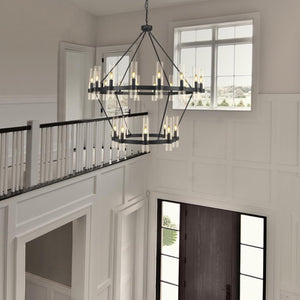 48 Inch Wagon Wheel Chandelier - view 12