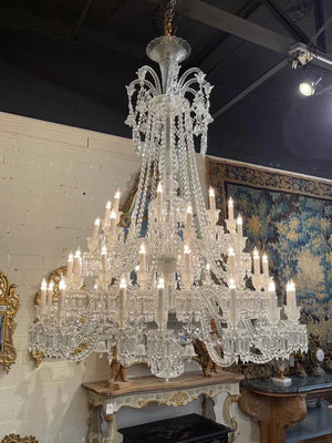 Light Luxury Classic Long Version Tiered Candle Light Crystal Chandelier for High-ceiling Rooms/Living Room - view 13