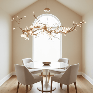 Selenite Crystal Blossom Branching Tree Chandelier - view 43