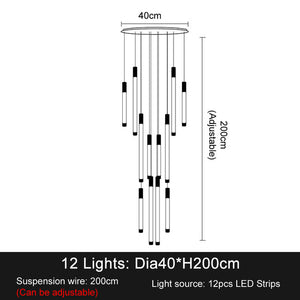 La Barra Staircase Foyer Chandelier - view 6