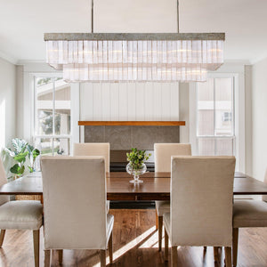 Cameron Rectangular Chandelier 49''59'' - view 2