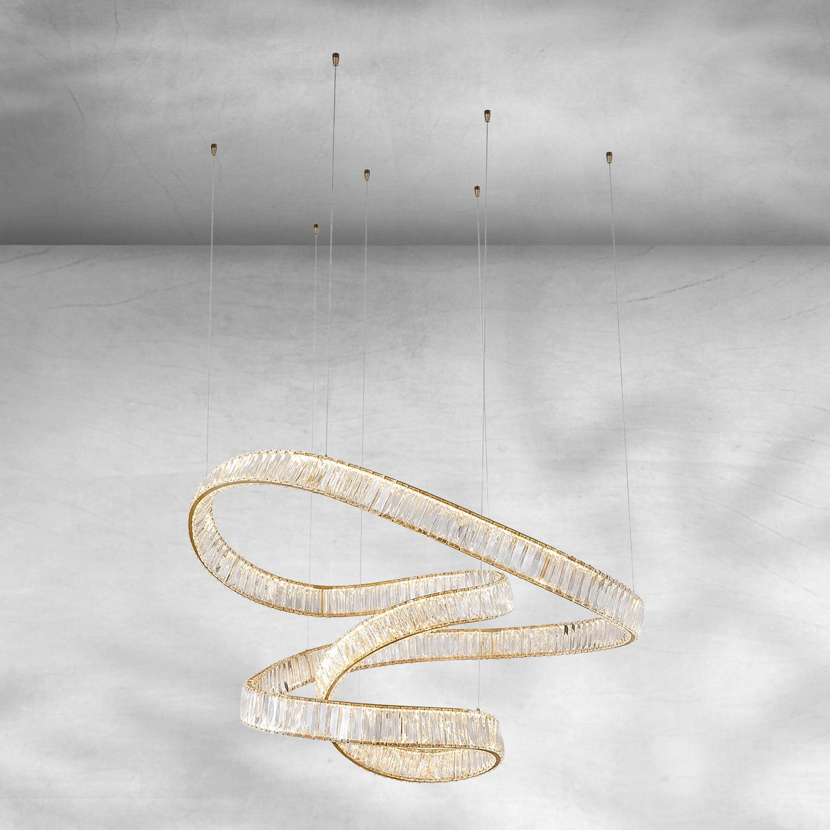 LED Rod Chandelier - view 5