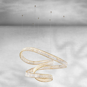 LED Rod Chandelier - view 5