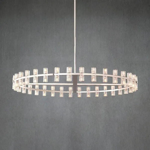 Auraline Crystal Round Chandelier 60"