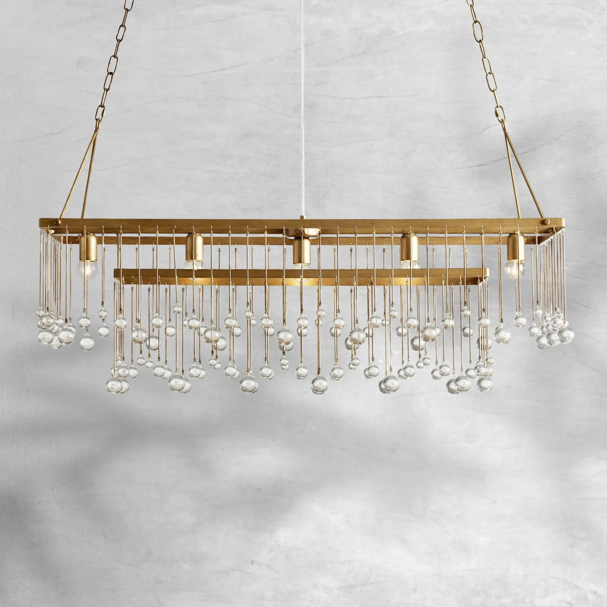 Aubrey Rectangular Chandelier 47''60'' - view 12