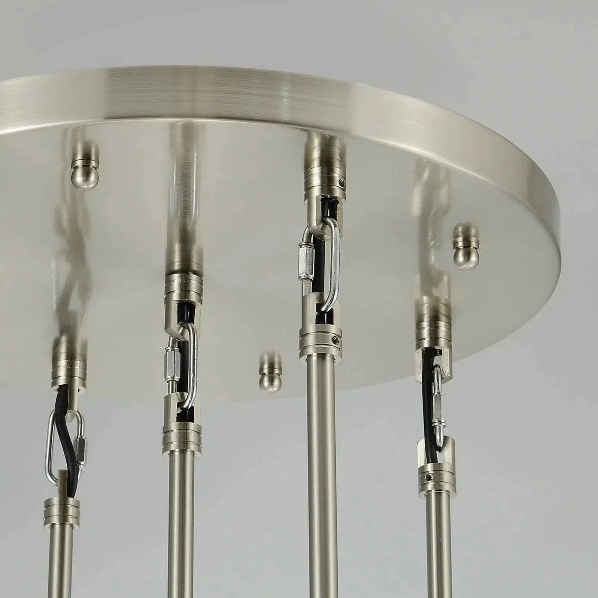 Raindrop Round Chandelier 5 Lights 14"D - view 18