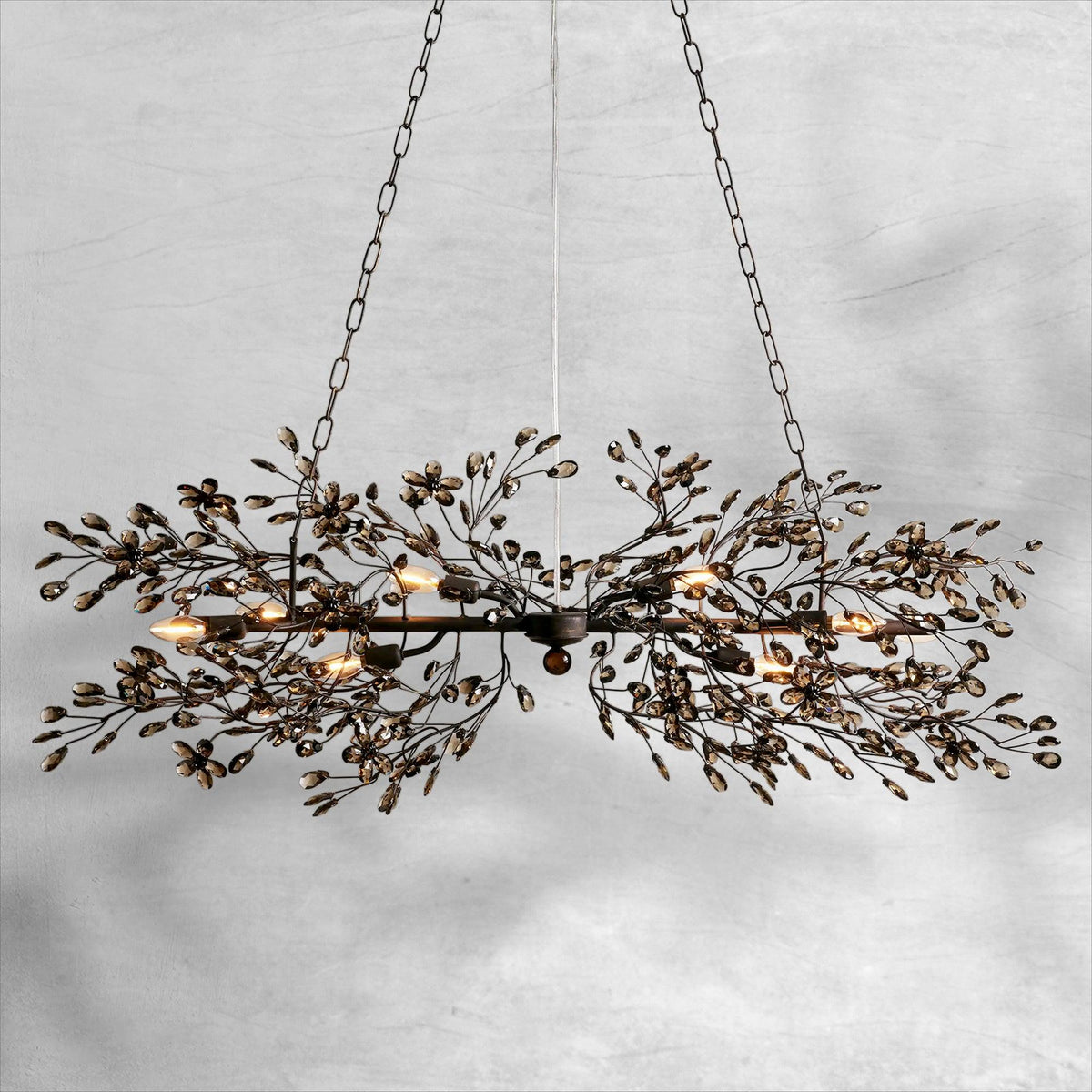 Fiore Linear Chandelier 43"51"68" - view 33
