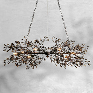 Fiore Linear Chandelier 43"51"68" - view 33