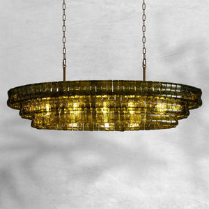 Glacien Oval Chandelier 54"W/65"W - view 33