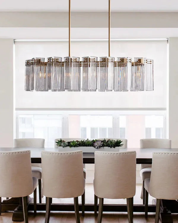 Delsie Oval Chandelier 51''63''72'' - view 3