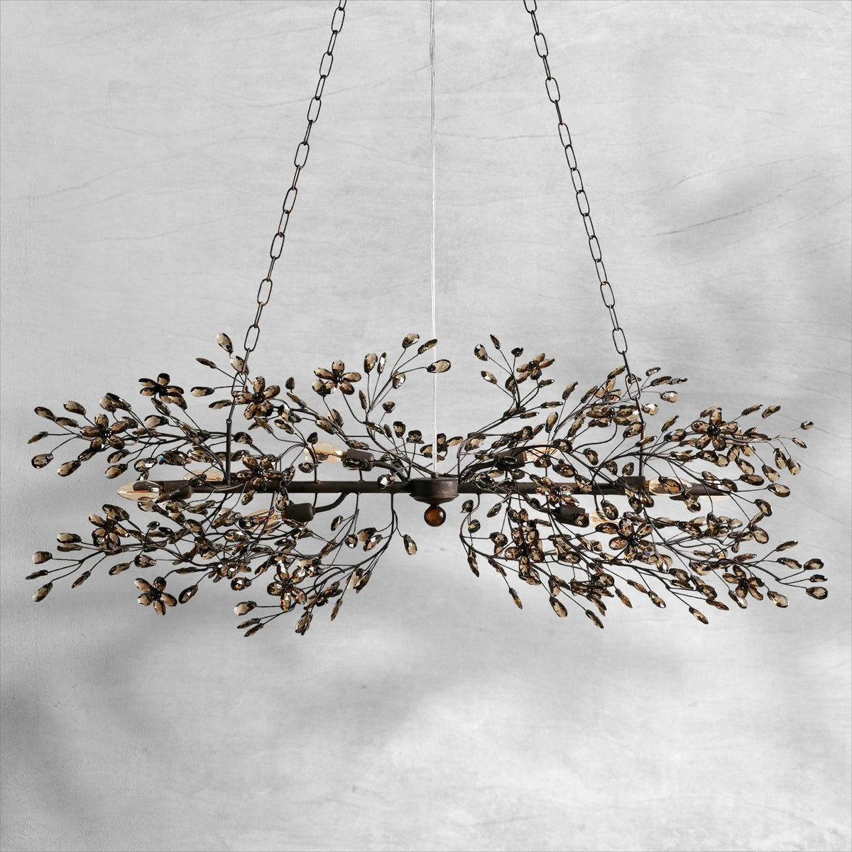 Fiore Linear Chandelier 43"51"68" - view 34