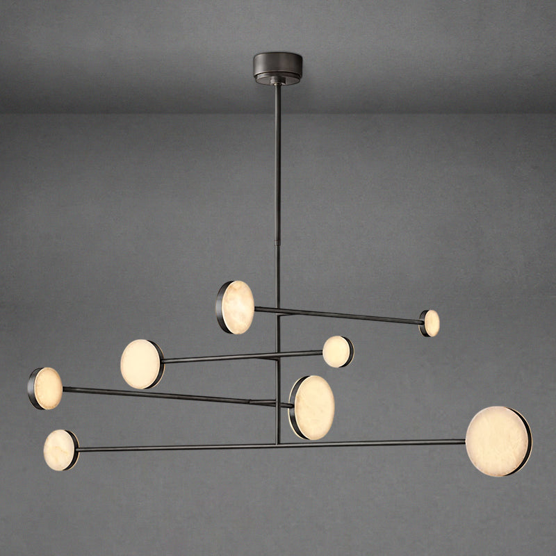 Alaric Mobile Chandelier 60", alabaster - view 5