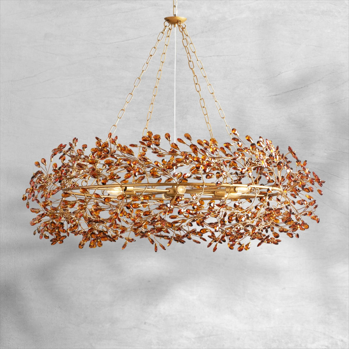 Fiore Crown Chandelier 39" 48" 60" - view 39