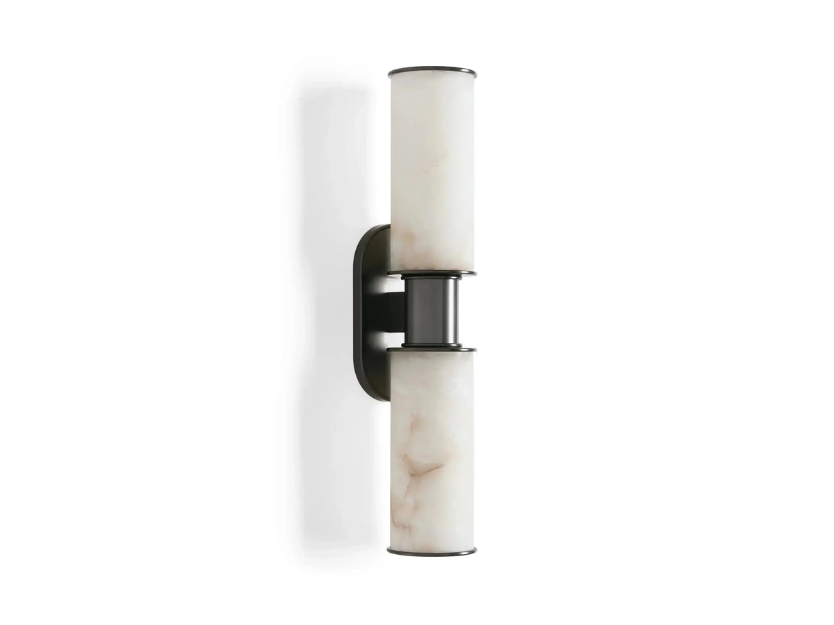 Harlin 2-Light Wall Sconce in Alabaster - view 12