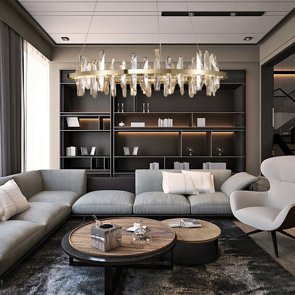 Mira Ring Crystal Chandelier - view 21