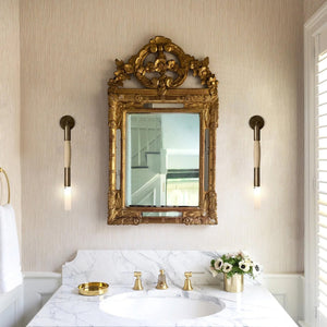 Horsehair Sconce, brass wall sconce - view 3