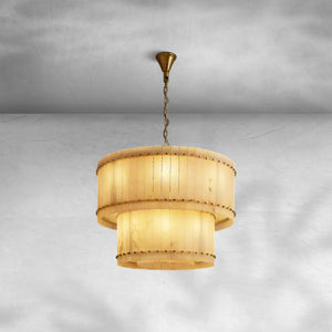 Sienna Marcus Alabaster Round Tiered Chandelier - view 11
