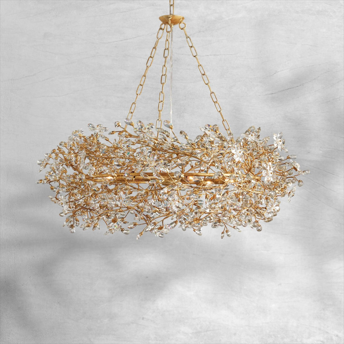 Fiore Crown Chandelier 39" 48" 60" - view 28