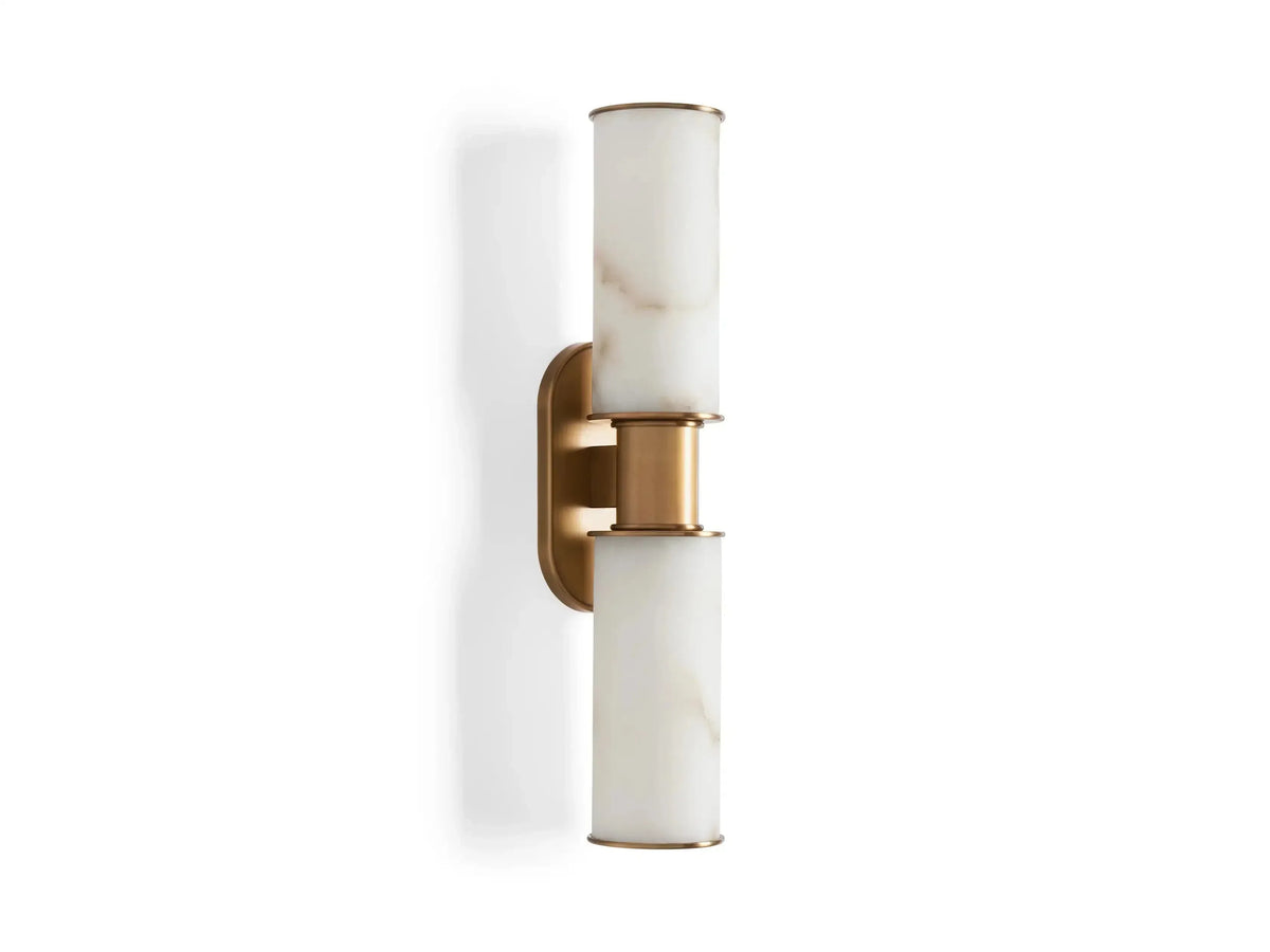 Harlin 2-Light Wall Sconce in Alabaster - view 8