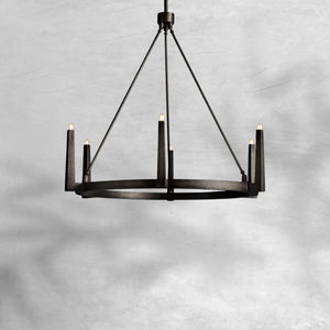 Emmet Round Chandelier 42''54'' - view 12