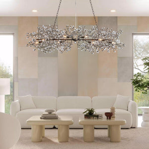 Fiore Linear Chandelier 43"51"68" - view 2