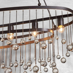 Aubrey 7 Light Oval Chandelier - view 8