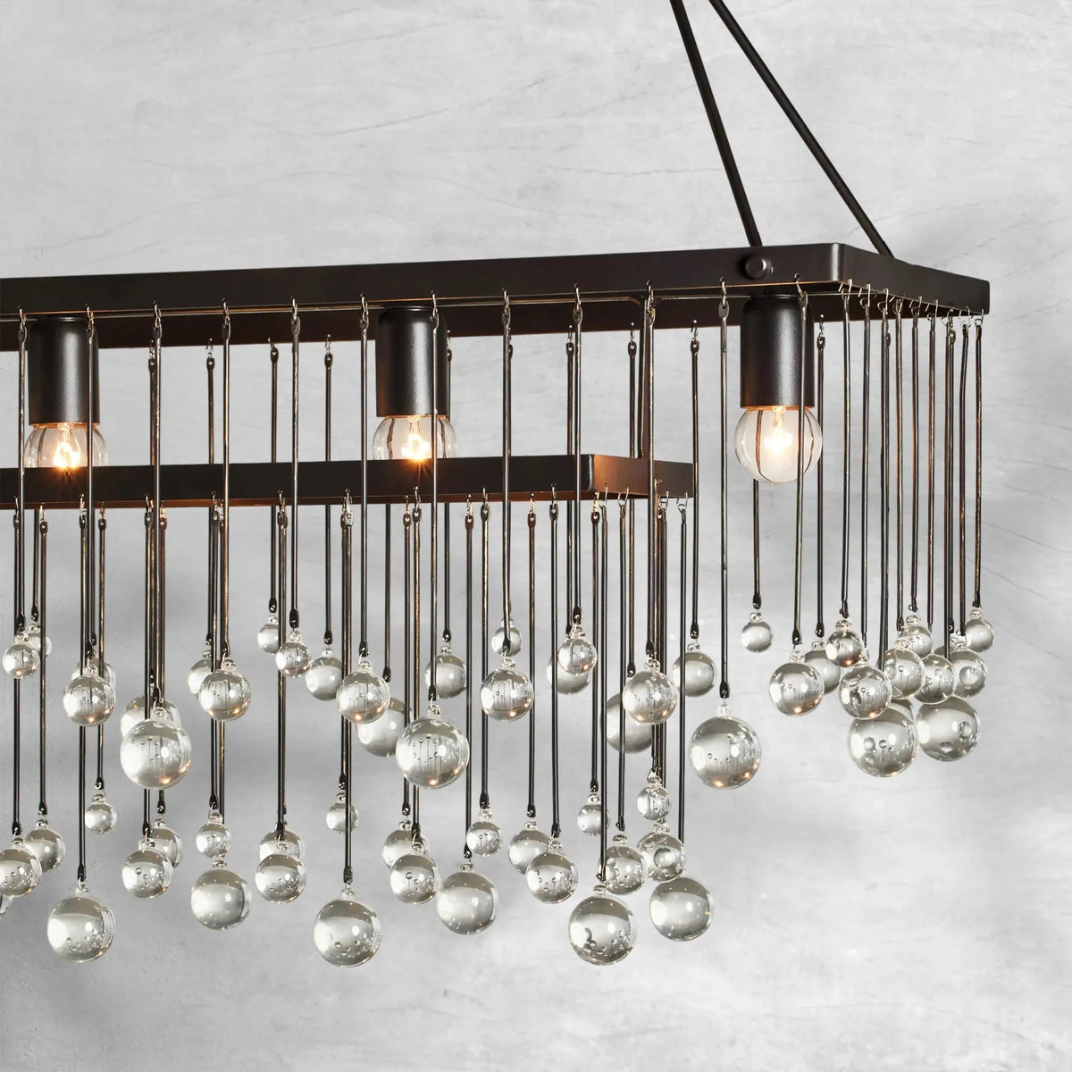 Aubrey Rectangular Chandelier 47''60'' - view 17