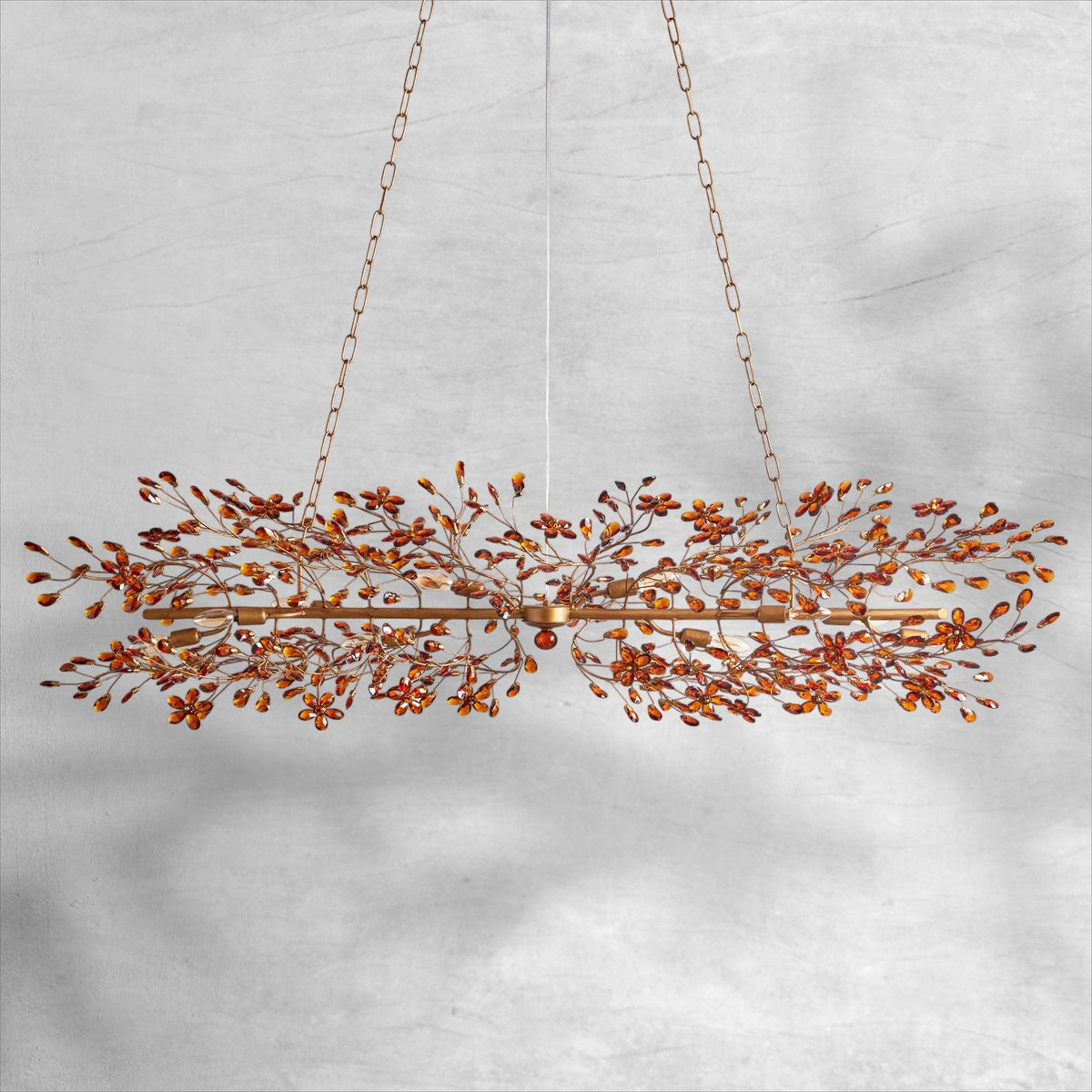 Fiore Linear Chandelier 43"51"68" - view 42