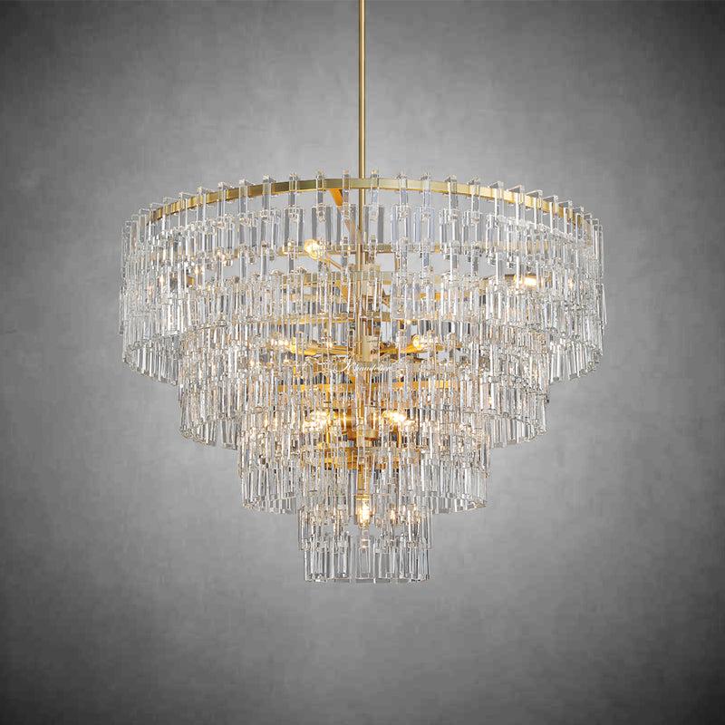 Montis 4-Tier Round Chandelier 48"