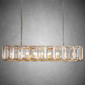 Harlew Crystal Rectangular Chandelier 62"