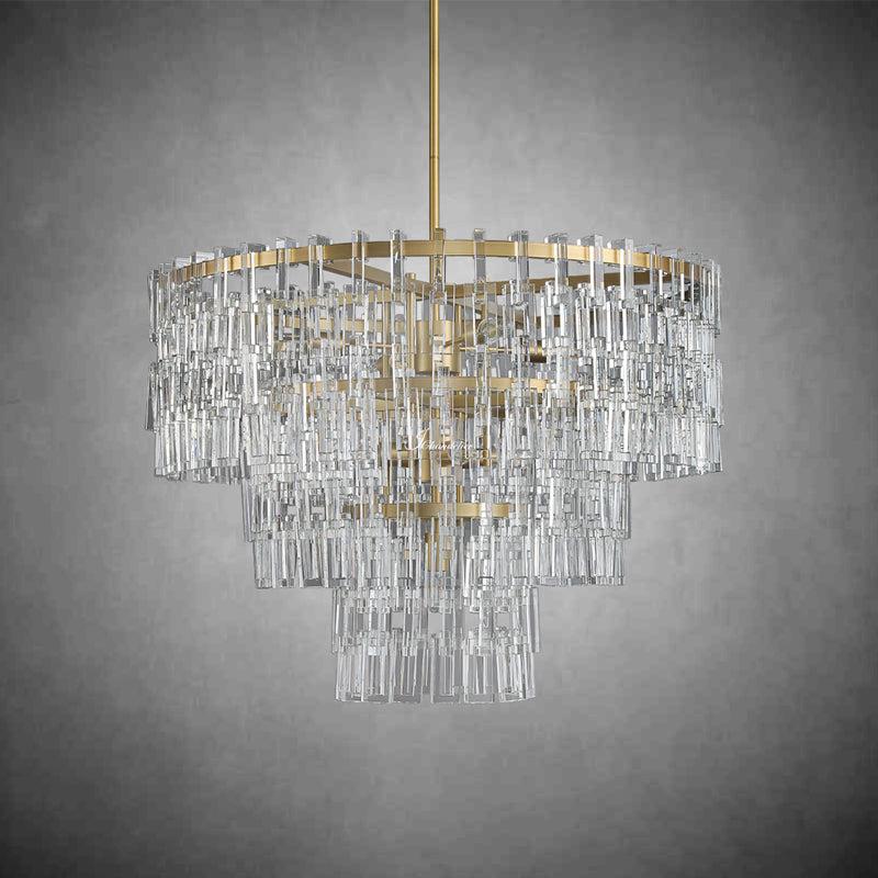 Montis 3-Tier Round Chandelier 36"