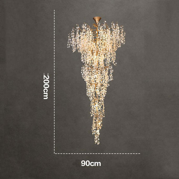 Long Vine Staircase Chandelier 78.7" 110" - view 7