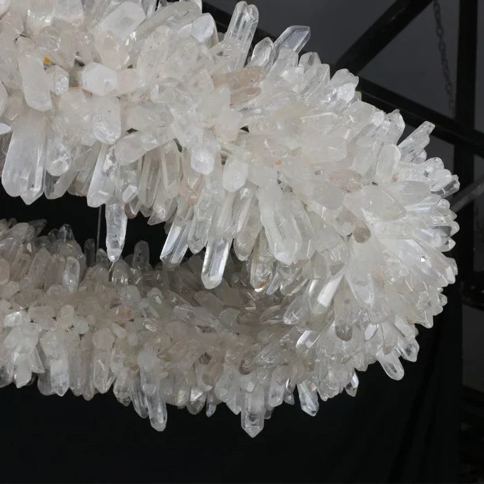 Modern Round/Oval/Linear/Square Natural Crystal Chandelier - view 38