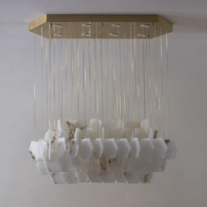 Natural Marble Alabaster Modern Chandelier - view 3