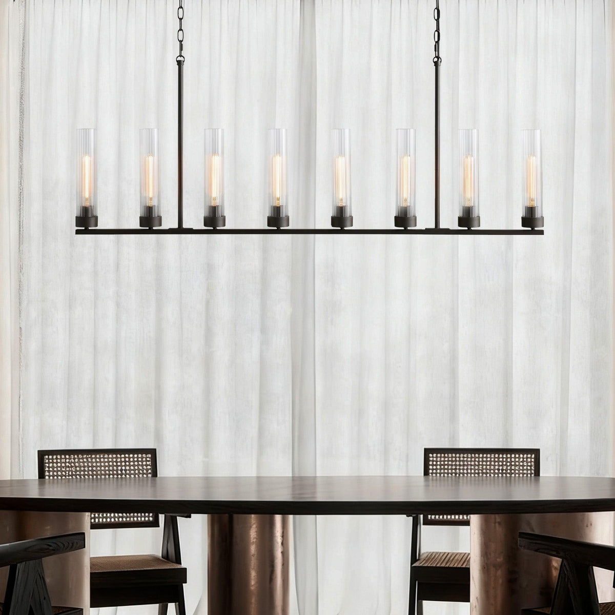 Andreas Linear Chandelier 5/7/8 Light - view 7