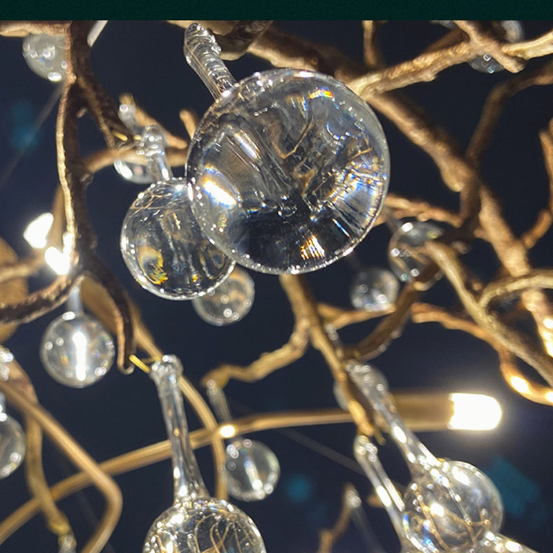 Avis Crystal Raindrop Branch Chandelier