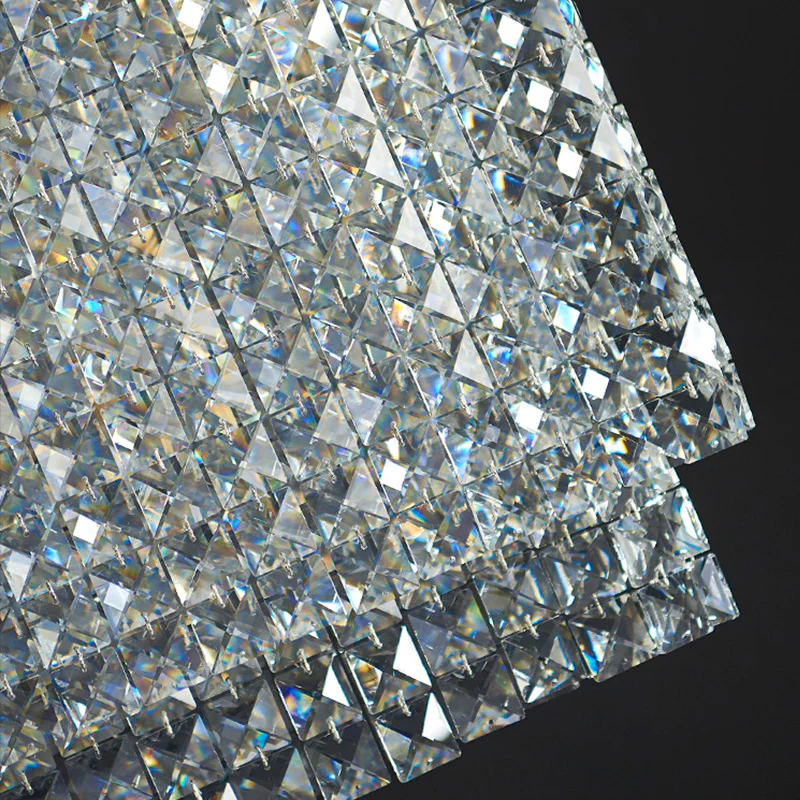 Fendi Modern Oval Crystal Chandelier - view 4